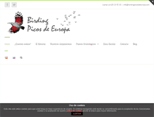 Tablet Screenshot of birdingpicosdeeuropa.com